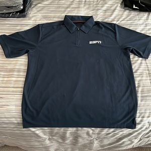 OOBE HydroVent 1/4 Zip pullover with embroidered ESPN logo